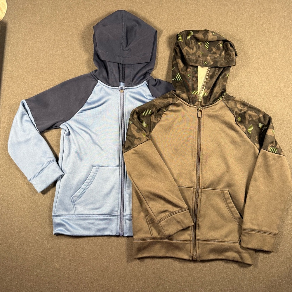 Jumping Beans Active Full Zipper Hoodie Set of 2 - Boys Size 7